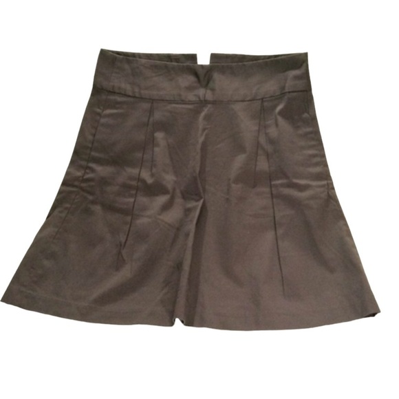 Old Navy | High Rise Two Button Skirt B04 Taupe - Picture 1 of 6